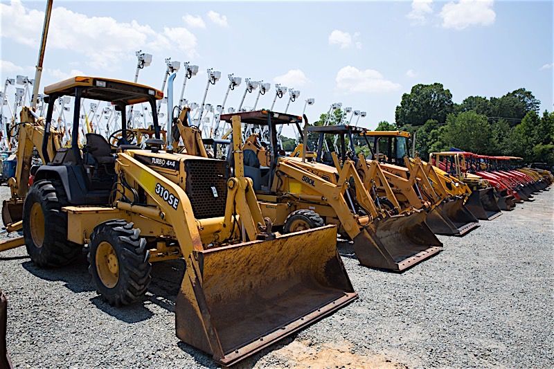 Image for construction equipment auction